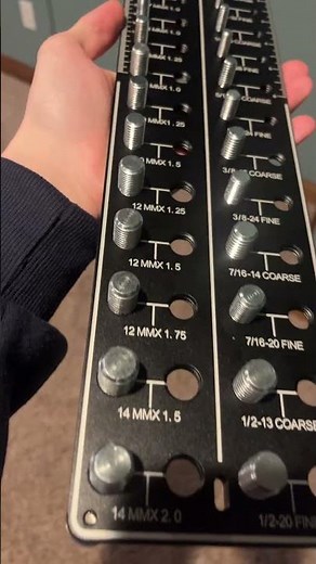 Nut and Bolt Thread Checker Gauge: Metric and Standard - A Must-Have Tool!#threadchecker