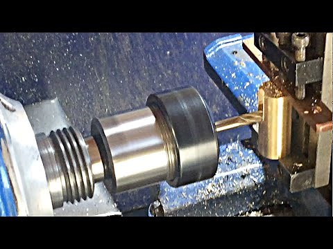 Milling a slot with the lathe milling attachment