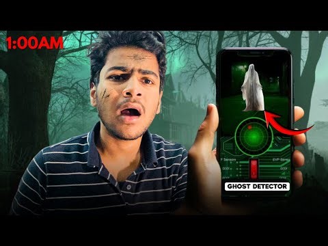 Testing the Ghost Detector App at Midnight 😱 *Ghost Caught On Camera*