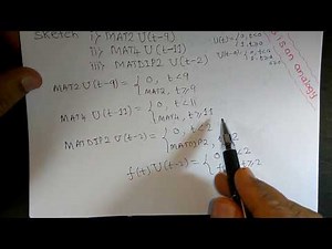 examples2 on unit step function