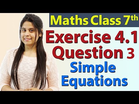 Q 3, Ex 4.1 - Simple Equations - Chapter 4 - Maths Class 7th - NCERT