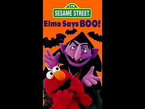 Sesame Street: Elmo Says BOO! (2002 Sesame Workshop Print)
