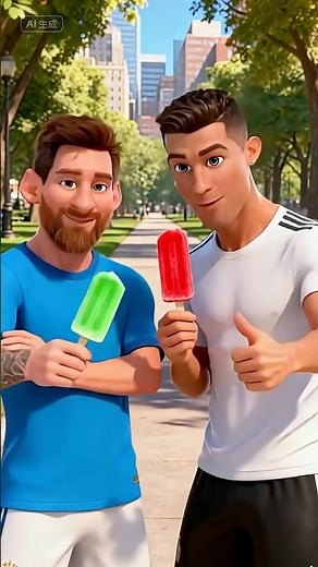 Messi vs. Ronaldo: The Animated Crossover You NEVER Knew You Needed #balondeoro