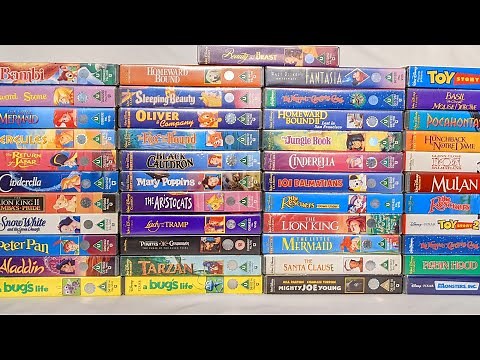 Complete set of Disney Movies on VHS Tape, Is it valuable? 📼🐭🙂💲💲💲
