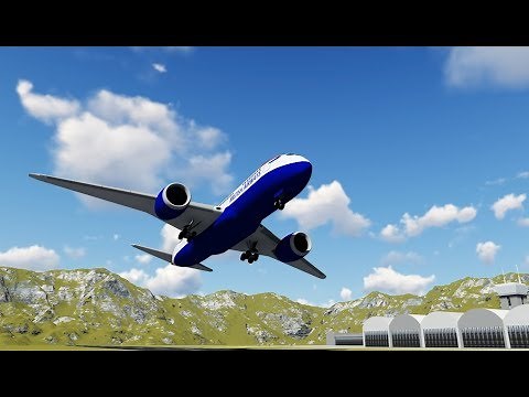 Airplane Takeoff Animation