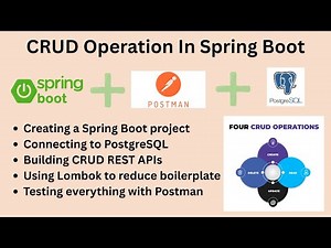 Spring Boot CRUD Tutorial with PostgreSQL | Full REST API Project for Beginners