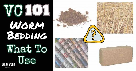 Worm Bedding: 9 Awesome Choices