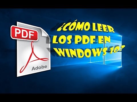 como leer archivos PDF en Windows 10
