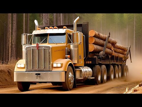 Top 5 Most Powerful Logging Trucks in the World | Timber Truck