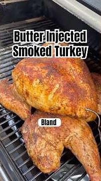 Traeger Smoked Turkey is a win every time. Spatchcock it and it’s tender and juicy meat! #traeger