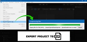 Export Project to Zip - Unity Editor Free Tool