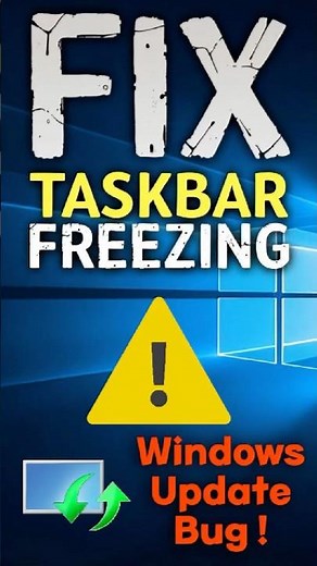 How to Fix Taskbar Freezing in Windows 10 | Quick Solutions to Unfreeze Taskbar #windows #Taskbar