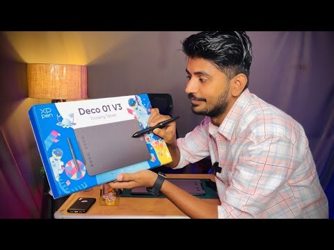 Unboxing Latest Xp Pen Deco 01 V3 🤩 Should You Buy??