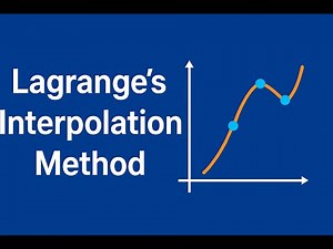 Lagrange’s Interpolation Method | Step-by-Step Numerical Example #MathTutorial #NumericalMethods
