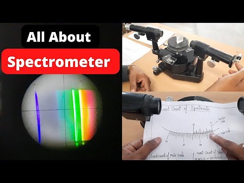 Spectrometer | Least count of spectrometer | Grating | Dispersive power of prism