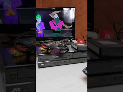 JVC DR-MV150B DVD VCR Combo VHS to DVD Recording HDMI 1080p Upscaling w/ Remote
