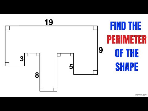 Calculate the Perimeter of the given shape | Fun Geometry problem