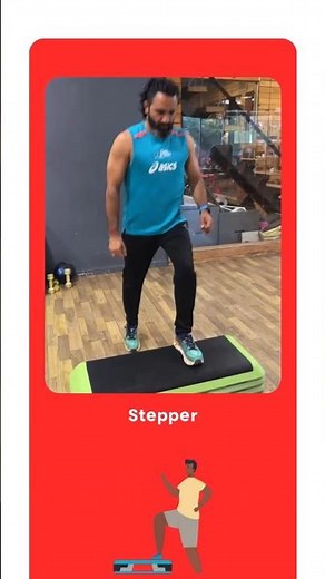 Stepper Machine Exercise | Stair Climbing Cardio Workout