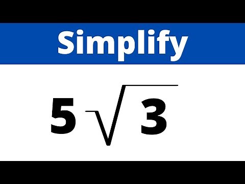 Simplify Square Roots