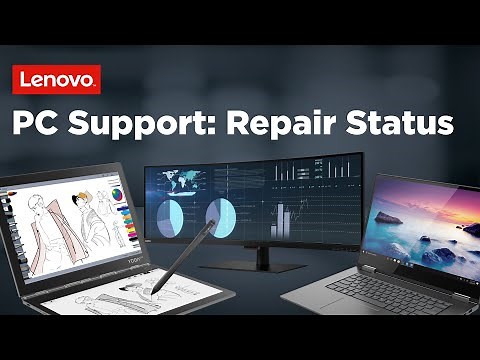 Lenovo PC Support: Repair Status