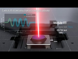 Camera module OIS / Actuator test with Laser Auto Collimator [EdgeCom]