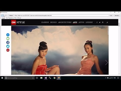 C# Tutorial - Chromium Browser with Tabs using CefSharp | FoxLearn