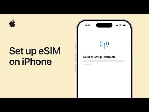 How to set up eSIM on iPhone | Apple Support