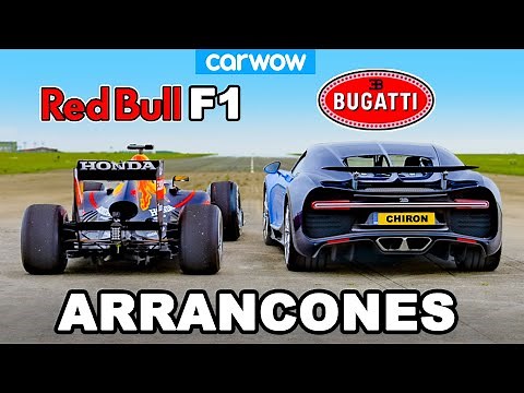 Bugatti Chiron vs Red Bull F1: ARRANCONES