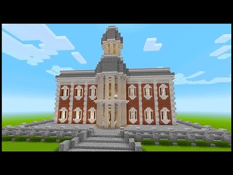 Minecraft: How to Build a Town Hall | PART 1