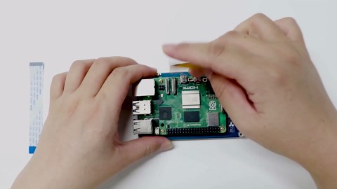 FREENOVE 4.3 Inch Touchscreen Monitor for Raspberry Pi 5 4 B 3 B+ A+, 800x480 Pixel IPS Display, 5-Point Touch Capacitive Screen, Driver-Free MIPI DSI Port