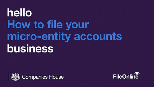Need help filing your micro-entity accounts? Our online filing service has built-in checks to help you avoid errors and rejection. This video shows you how to file, step by step. Get started » https://bit.ly/FileAccounts | Companies House