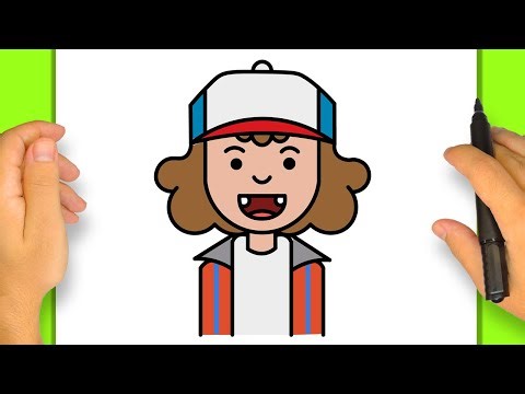 How to Draw Dustin from Stranger Things | Step by Step Simple and Easy