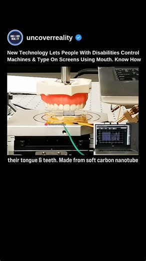New Oral Technology Let You Control Displays & Machines Using Mouth. Here's How #tech #shorts