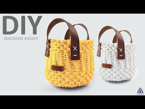 DIY MACRAME BASKET