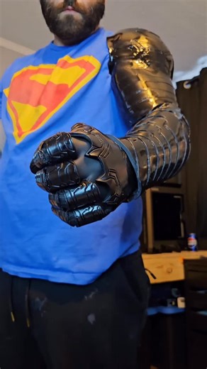Do3D.com on Instagram: "😮 TPU Winter Soldier Arm Progress Part 2 by @slades_armory is here!!! He is currently testing different TPU materials using @do3d_com STL files to find what works best for a fully flexible arm. Fewer layer lines, cleaner finish, easier post processing, and no paint cracking 👀 TPU used for this test is from @sunlu_official Part 3 coming soon. Don’t miss it 🔥 #3dprinting #cosplay #wintersoldier #tpu #thunderbolts #buckybarnes #bucky"