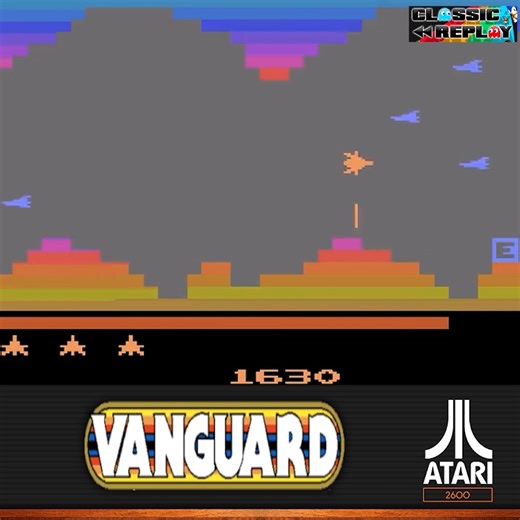 I'm having a great time revisiting all these Atari 2600 classics. Let's just call this 'Atari Sunday'. Vanguard, these were great times for me... #Vanguard #retrogaming #videogames #atari #nostalgia | Classic Replay