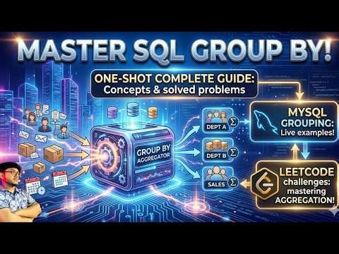 GROUP BY in SQL Mastery 🔥 | MySQL Practice + LeetCode Questions Explained | #sql #dbms #trending