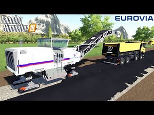 Farming Simulator 19 - RABOTEUSE EUROVIA Asphalt Milling Machine Road Construction