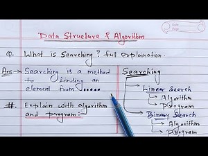 Data Structure Searching (Linear & Binary) | Learn Coding