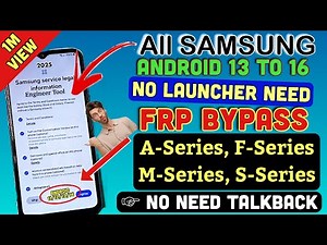 🔐 Samsung FRP Bypass 2025 — New Working Method | Android 15→16 | No PC | Step-by-Step 📘