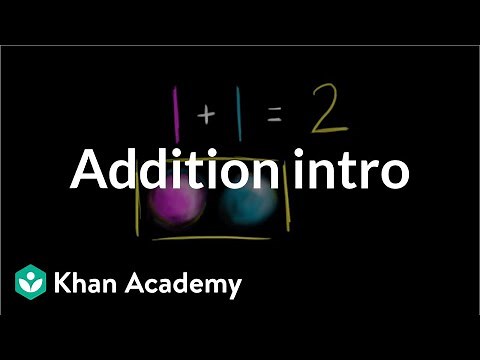 Introduction to addition | Basic addition and subtraction | Early Math | Khan Academy