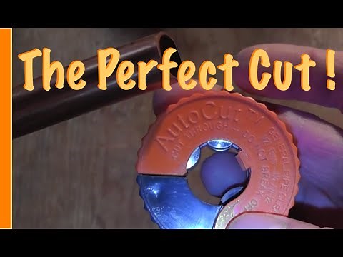How to cut a copper water pipe the easiest way