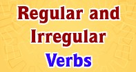 Regular and Irregular Verbs | Turtle Diary