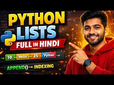 Python List All Methods Explained in Hindi | Python for Beginners