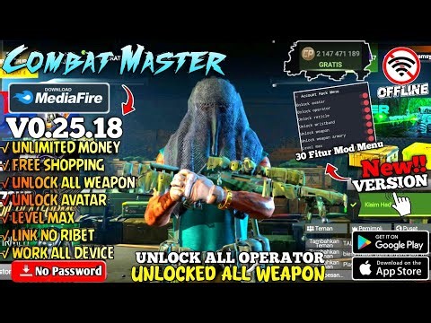 Combat Master Mobile Mod Menu v0.25.18 - Unlimited Money Unlock All Waepon & Unlock All Operator