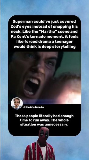 Superman Didn’t Need to Kill Zod… 😬 | Man of Steel Detail