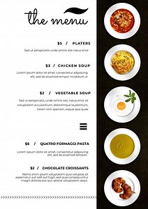 Catering Menu Template