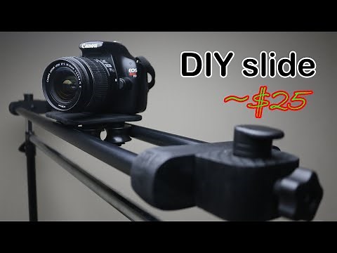 DIY Camera Slider from a Clothes Rail!