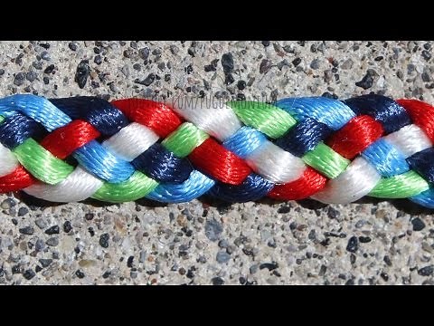 How to: 5 Strand Braid (with colors)