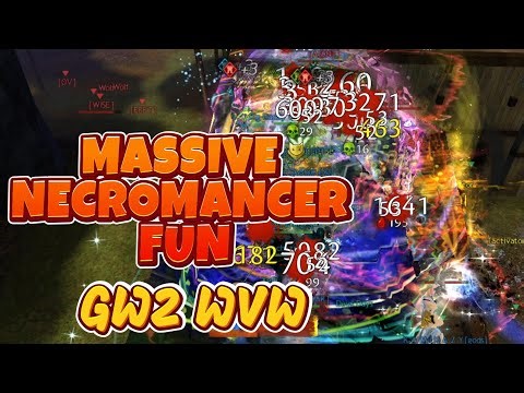 GW2 Pug Necro WvW Ultimate Bag TAGGING Farming Zerg Gameplay 2025